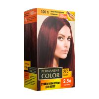 foto стійка крем-фарба для волосся permanent color з окислювачем, 2.56 бургунд, 120 мл
