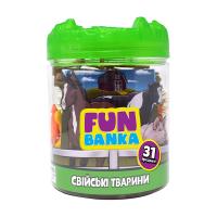 foto ігровий міні-набір fun banka свійскі тварини, від 3 років, 31 предмет (320386-ua)
