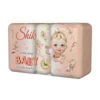 foto дитяче крем-мило shik cream soap baby з екстрактом подорожника, екопак, 5*70 г