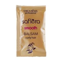 foto бальзам demira professional saflora smooth balsam для випрямлення хвилястого волосся, 15 мл (саше)