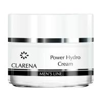 foto чоловічий крем для обличчя clarena men's line power hydro cream, 50 мл