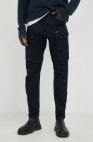 foto бавовняні штани g-star raw чоловічі колір синій фасон cargo