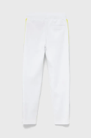 foto дитячі штани guess колір білий з аплікацією