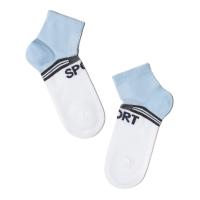 foto шкарпетки дитячі conte-kids active 13с-34сп 311 біло-блакитний р.18