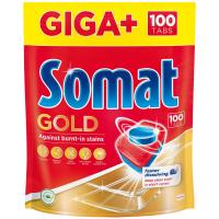 foto таблетка для посудомийної машини somat gold giga+ 100 шт.