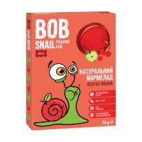 foto натуральний мармелад bob snail яблуко-вишня, 54 г