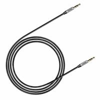 foto кабель 3.5 мм -3.5 мм baseus jack 3.5mm yiven audio cable m30 m/m 0.5m silver/black(cam30-as1)
