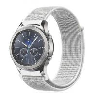foto ремінець для смарт-годинника becover nylon style for huawei watch gt/gt 2 46mm/gt 2 pro/gt active/honor watch magic 1/2/gs pro/dream white (705879)