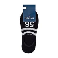 foto шкарпетки чоловічі amigo ss19 сліди, чорні, розмір 29