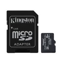 foto карта пам'яті kingston 8gb microsdhc industrial c10 a1 pslc  card single pack w/o adapter (sdcit2/8gbsp)