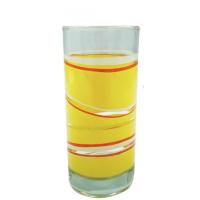 foto набір склянок vittora vt-5320/1 желтые параллели 230 мл vittora 6 шт.
