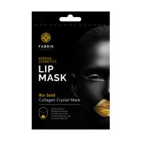 foto гідрогелева маска-патч для губ і ділянки навколо губ fabrik cosmetology korean cosmetics lip mask bio gold collagen crystal mask із біозолотом і колагеном, 9 г