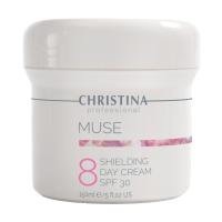 foto денний захисний крем для обличчя christina muse sheilding day cream spf 30 step 8, 150 мл