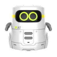 foto розумний робот з сенсорним керуванням та навчальними картками at-robot 2, озвучка українською, білий, від 3 років (at002-01-ukr)