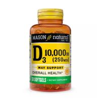 foto харчова добавка вітаміни в капсулах mason natural vitamin d3 вітамін d3 10000 мо, 30 шт