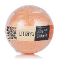 foto зволожувальна бомба для ванни uterra native ніжний персик, 160 г