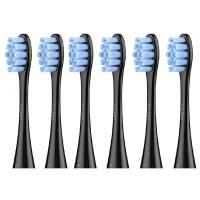 foto насадка для зубної щітки oclean p2s5 b06 standard clean brush head black 6 шт. (6970810552195)