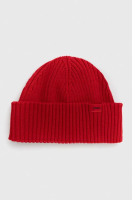 foto шапка hugo колір червоний з тонкого трикотажу