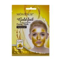 foto тканинна маска для обличчя mond'sub gold firming & brightening facial mask, 25 мл