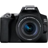 foto фотокамера дзеркальна canon eos 250d kit 18-55 dc iii black (3454c009)