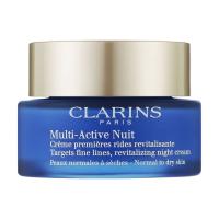 foto нічний крем для обличчя clarins multi-active nuit для нормальної та сухої шкіри, 50 мл