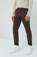 foto штани jack & jones jpstollie чоловічі колір коричневий прямі