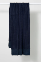 foto шарф liu jo жіночий колір синій візерунок