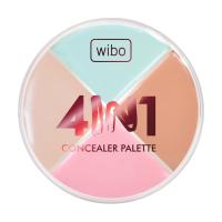 foto палетка консилерів для обличчя wibo 4 in 1 concealer palette, 14 г