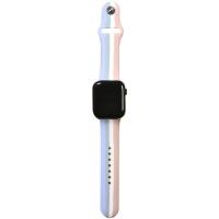 foto силиконовый ремешок rainbow для apple watch 38mm / 40mm (бузковий / рожевий) 1234960
