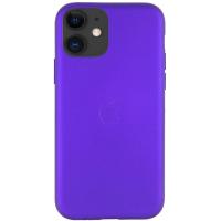 foto чохол-накладка soft-touch logo series на apple iphone 11 (6.1") (фіолетовий / violet) 817044