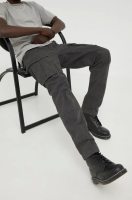 foto штани g-star raw чоловічі колір сірий фасон cargo