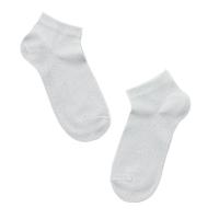 foto шкарпетки жіночі conte elegant active (короткі, люрекс) віскозні 17с-57сп світло-сірий р.23