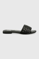 foto шкіряні шльопанці mexx sandal jewel жіночі колір чорний