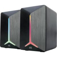 foto комп'ютерна акустика звичайна 2.0 2e speakers sg300 2.0 rgb 3.5mm black (2e-sg300b)