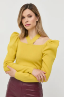 foto светр twinset жіночий колір жовтий