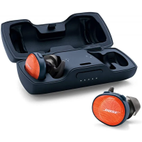 foto навушники вкладиші бездротові tws bose soundsport free wireless headphones orange/blue (774373-0030)
