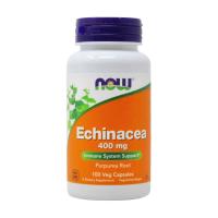 foto харчова добавка в капсулах now foods echinacea ехінацея, 400 мг, 100 шт