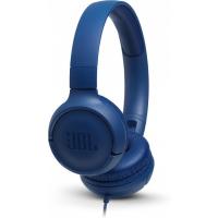 foto навушники накладні дротові jbl t500 blue (jblt500blu)