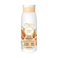 foto молочко для ванни та душу bielenda beauty milky regenerating almond shower & bath milk, 400 мл