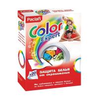 foto серветки paclan color expert для запобігання фарбування білизни під час прання, 20 шт