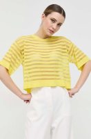 foto футболка silvian heach жіноча колір жовтий
