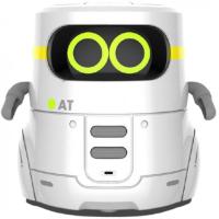 foto інтерактивний робот at-robot з сенсорним керуванням та навчальними картками 2 білий (at002-01-ukr)