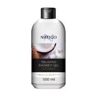 foto розслаблювальний гель для душу natigo relaxing shower gel кокос, 500 мл