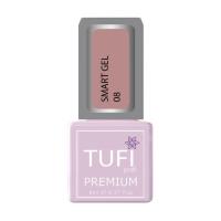 foto універсальний рідкий гель для нігтів tufi profi premium smart gel 08 вуаль, 8 мл