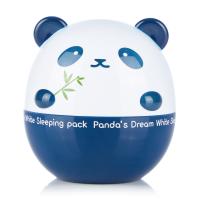 foto освітлювальна нічна маска для обличчя tony moly panda's dream white sleeping pack, 50 мл