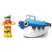 foto інерційний ігровий транспорт для малюка wow toys tug boat tim човен буксир тім (10413)