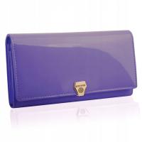 foto жіночий шкіряний гаманець betlewski з rfid 18,5 х 9,5 х 3,5 (bpd-vs-100) - фіолетовий