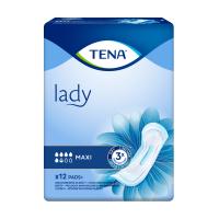 foto урологічні прокладки жіночі tena lady maxi, 12 шт