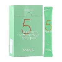 foto шампунь masil 5 probiotics scalp scaling shampoo для глибокого очищення шкіри голови, з пробіотиками, 20*8 мл