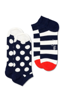 foto happy socks - шкарпетки big dot stripe low (2-pack)